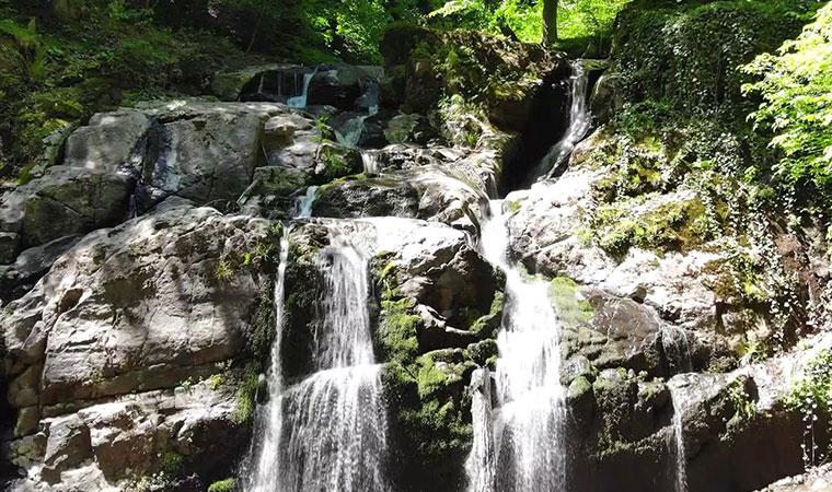 Samsun'da bu şelale hem göze hem kalbe hitap ediyor