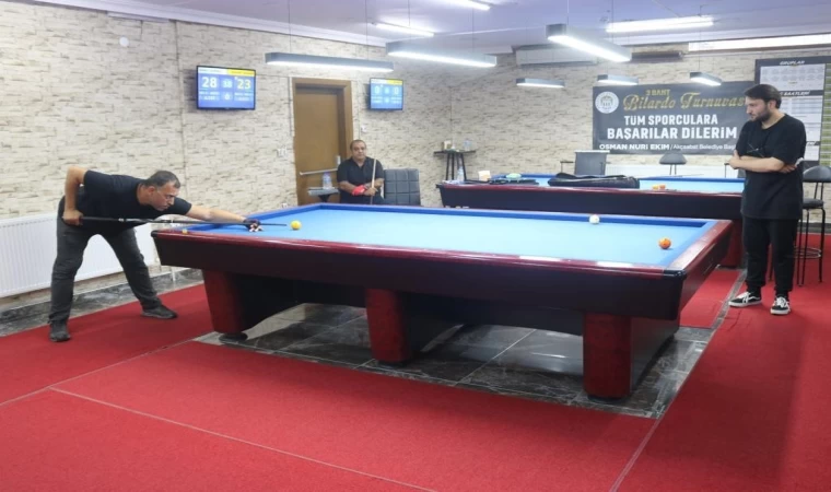 Akçaabat’ta bilardo turnuvası sona erdi