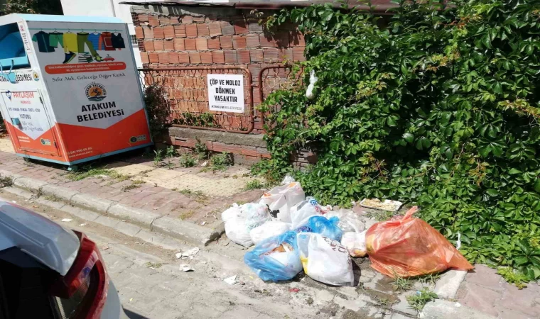 Atakum Belediyesi’nden ‘çöp konteyneri’ tepkisi: ”Halk sağlığı riski oluşturuyor”