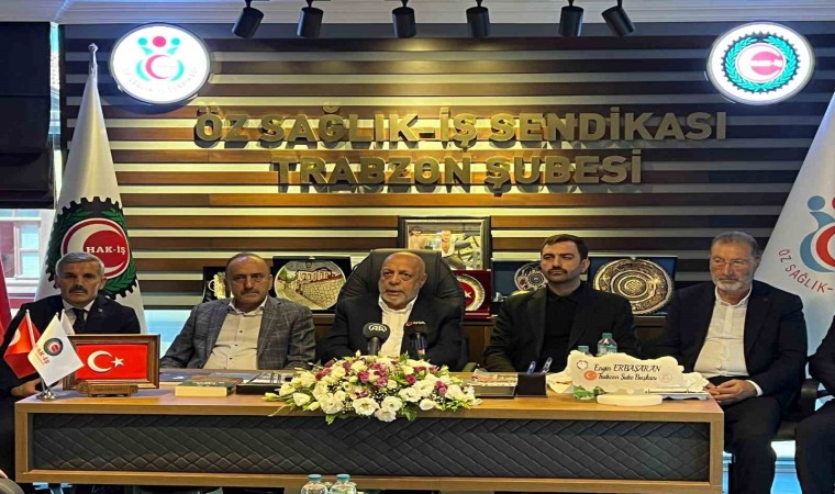 HAK-İŞ Başkanı Mahmut Arslan Trabzon’da konuştu