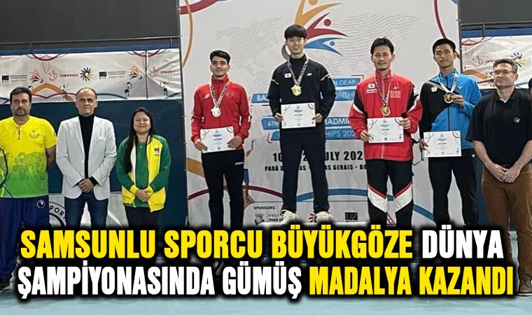 Samsunlu Sporcu Dünya Şampiyonasında Gümüş Madalya Kazandı