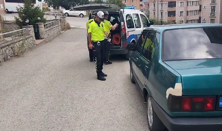 Attığı drift pahalıya patladı: 20 bin 342 lira cezai işlem uygulandı