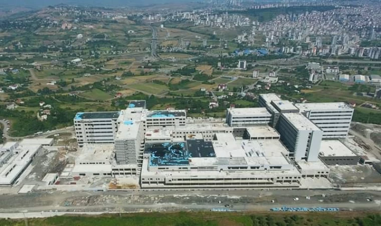 Samsun Şehir Hastanesi inşaatı yüzde 73’e ulaştı