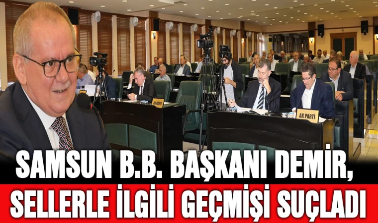 Samsun B.B. Başkanı Demir, sellerle ilgili geçmişi suçladı