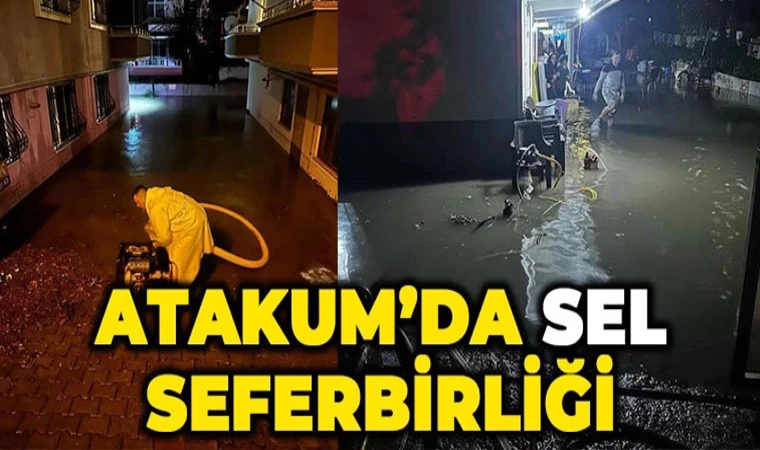 Atakum’da sel seferberliği