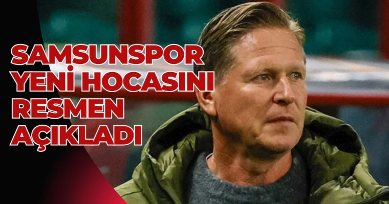 Samsunspor yeni hocasını resmen açıkladı