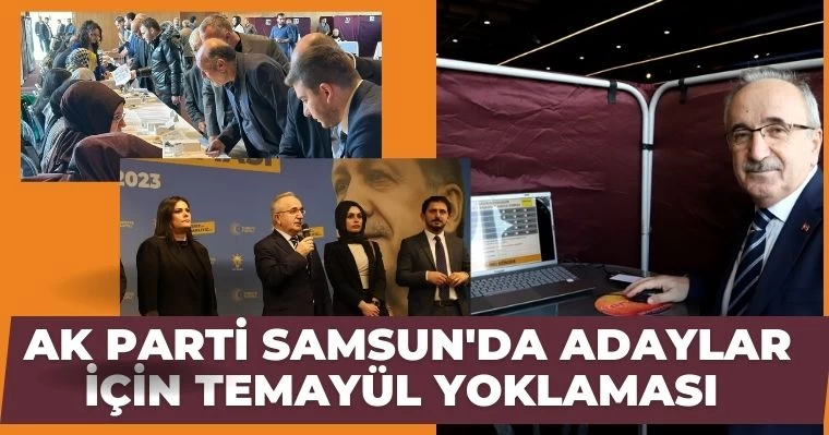 AK Parti Samsun'da Temayül Yoklaması 