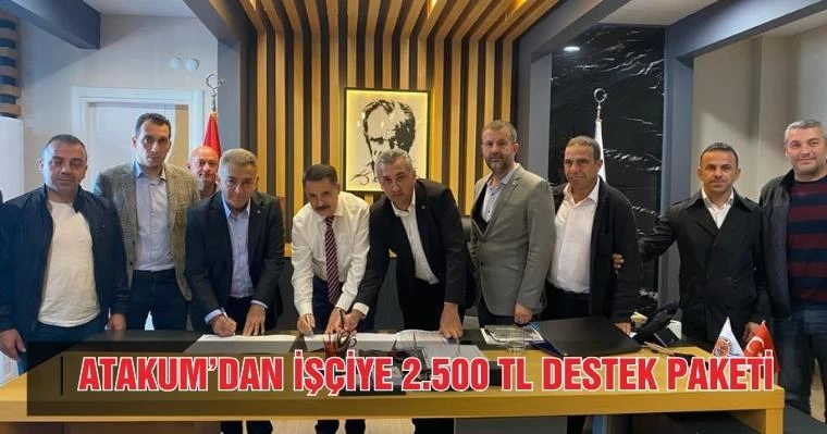 Atakum'dan İşçiye 2.500 TL Destek Paketi