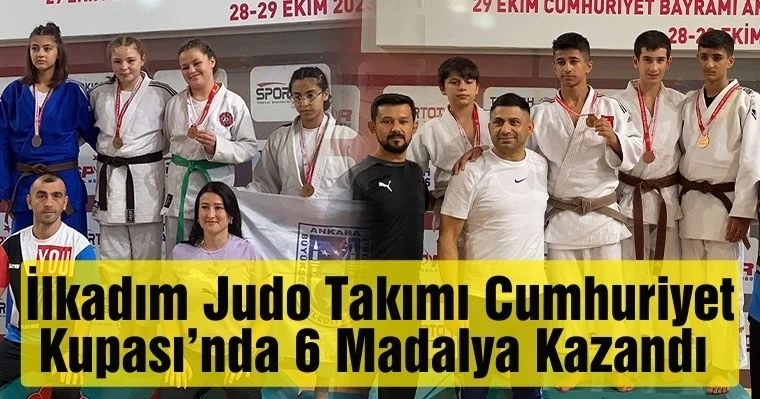 İlkadım Judo Takımı Cumhuriyet  Kupası'nda 6 Madalya Kazandı