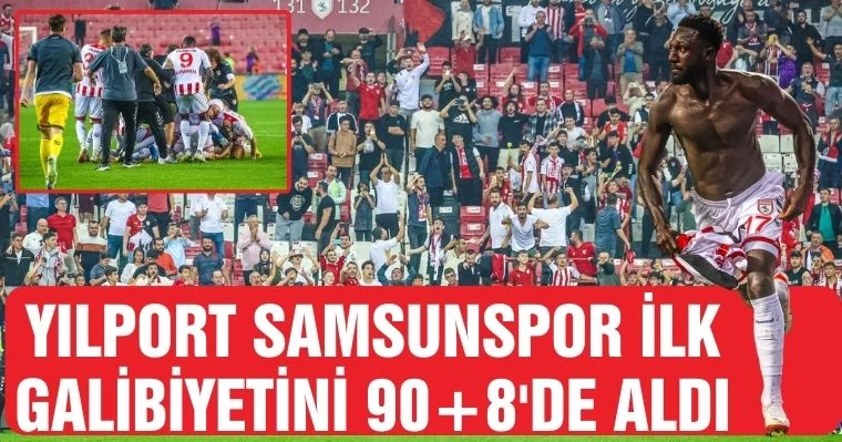 Samsunspor İlk Galibiyetini 90 artı 8'de Aldı