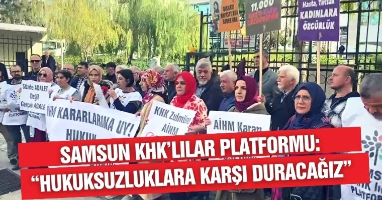 Samsun KHK'lılar Platformu: "Hukuksuzluklara Karşı Duracağız"