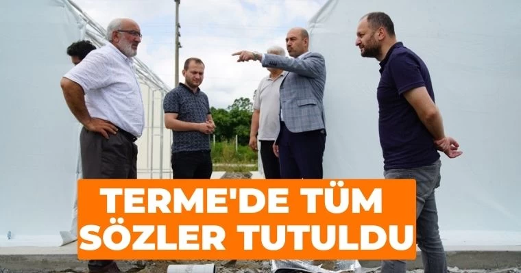 Terme'de tüm sözler tutuldu