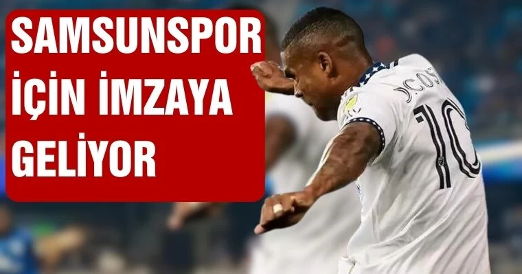 Samsunspor için imzaya geliyor