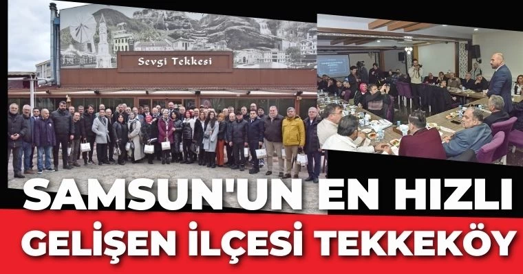 Samsun'un en hızlı gelişen ilçesi Tekkeköy