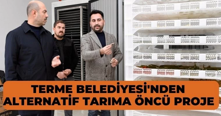 Terme Belediyesi'nden Alternatif Tarıma Öncü Proje 