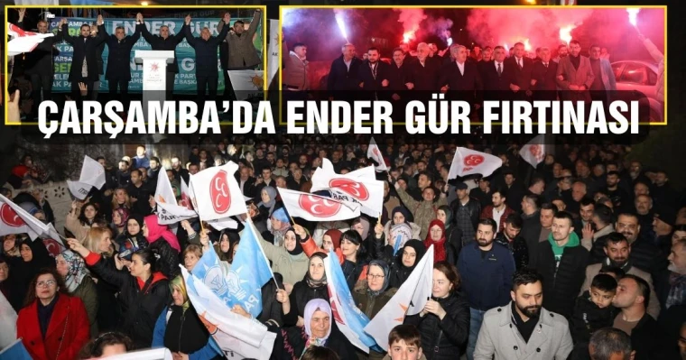 Çarşamba'da Ender Gür Fırtınası