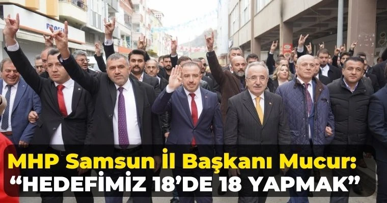 Mucur: “Hedefimiz 18’de 18 yapmak”