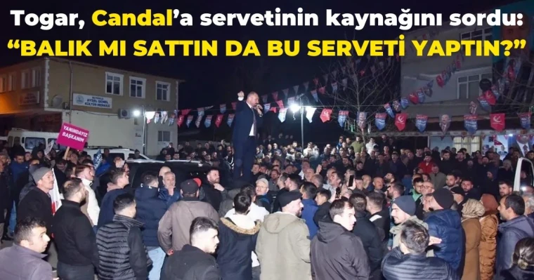 Togar Candal’a servetinin kaynağını sordu: “Balık mı sattın da bu serveti yaptın”