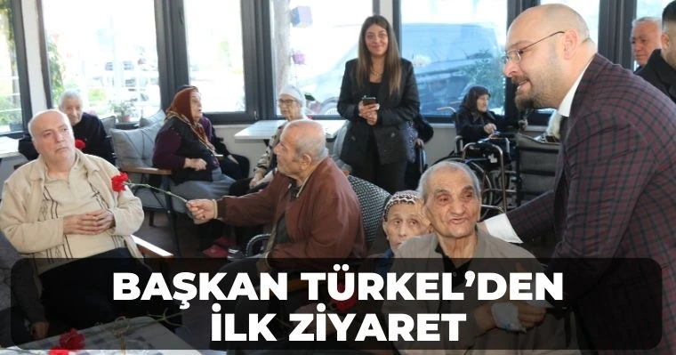 Başkan Türkel’den ilk ziyaret