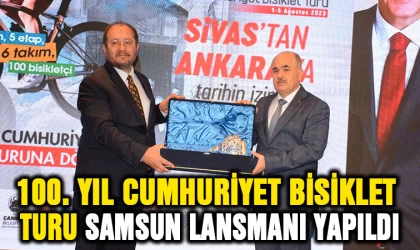 100. Yıl Cumhuriyet Bisiklet Turu Samsun lansmanı yapıldı