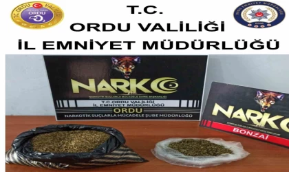 Ordu’da uyuşturucu ticaretine geçit yok