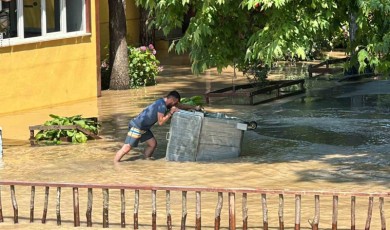 Rafting tesisleri sulara gömüldü