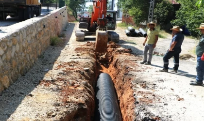 Safranbolu’da yağmur suyu hattı çalışması başladı