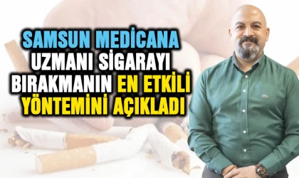 Samsun Medicana Uzmanı sigarayı bırakmanın en etkili yöntemini anlattı