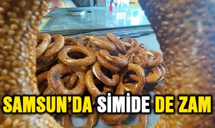 Samsun’da simide de zam