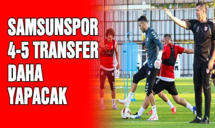 Samsunspor 4-5 transfer daha yapacak