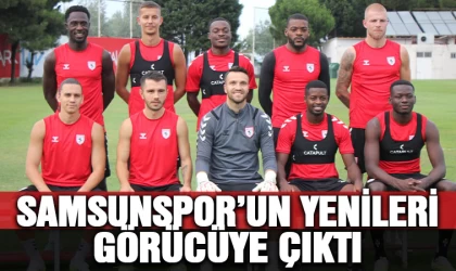 Samsunspor’un yenileri görücüye çıktı