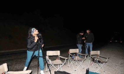 Tokat’ta meteor yağmurunu çekmek isteyen fotoğrafçılar bulutlara takıldı