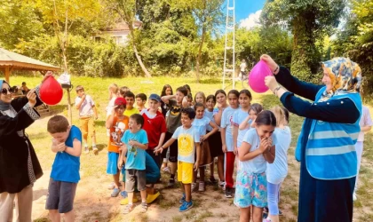 Yaz Kur’an kursu öğrencileri piknikte gönüllerince eğlendi