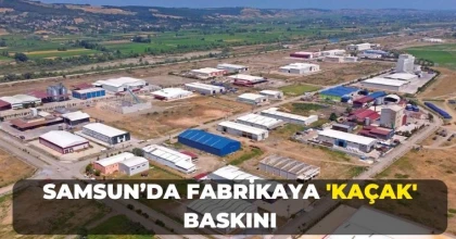 Samsun’da fabrikaya 'kaçak' baskını