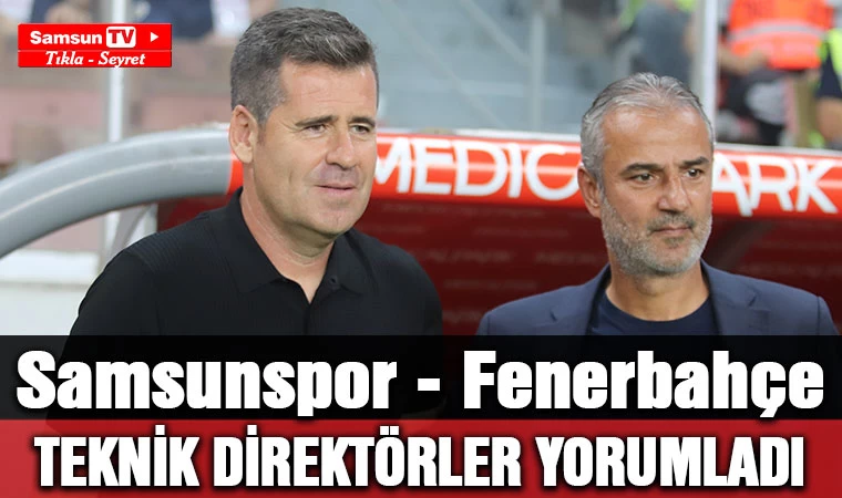 Samsunspor - Fenerbahçe Maçını Teknik Direktörler Yorumladı - Samsun Tv, Samsun Haber